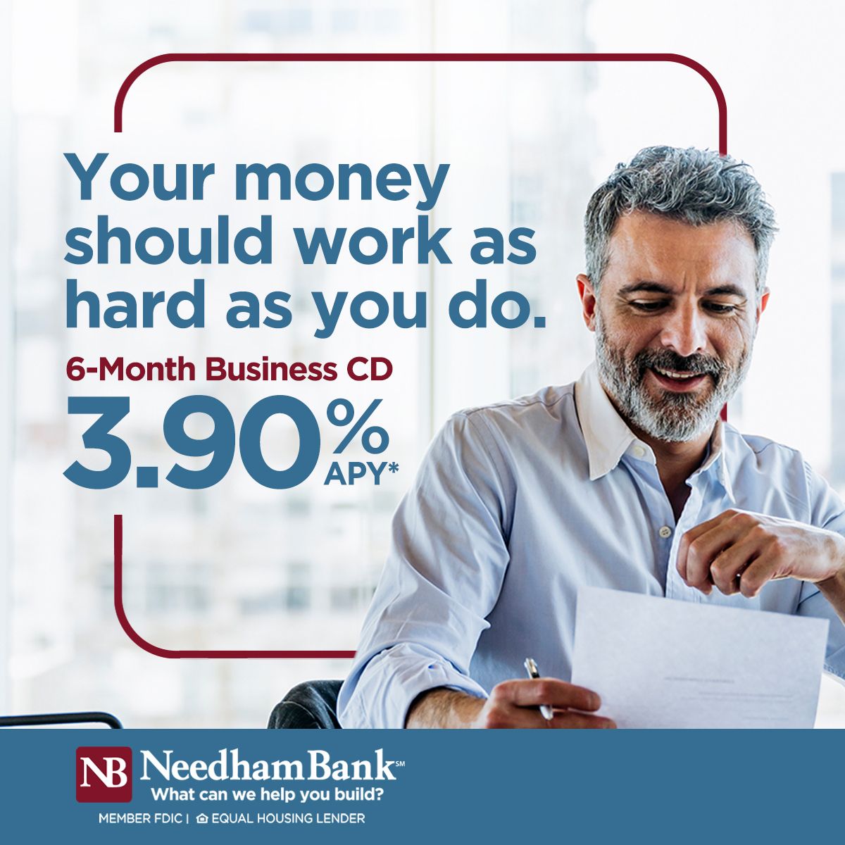 Needham Bank ad
