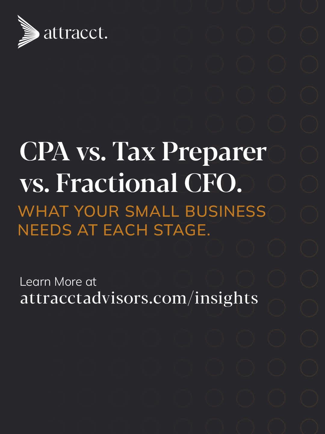 Attracct Accounting Advisors ad