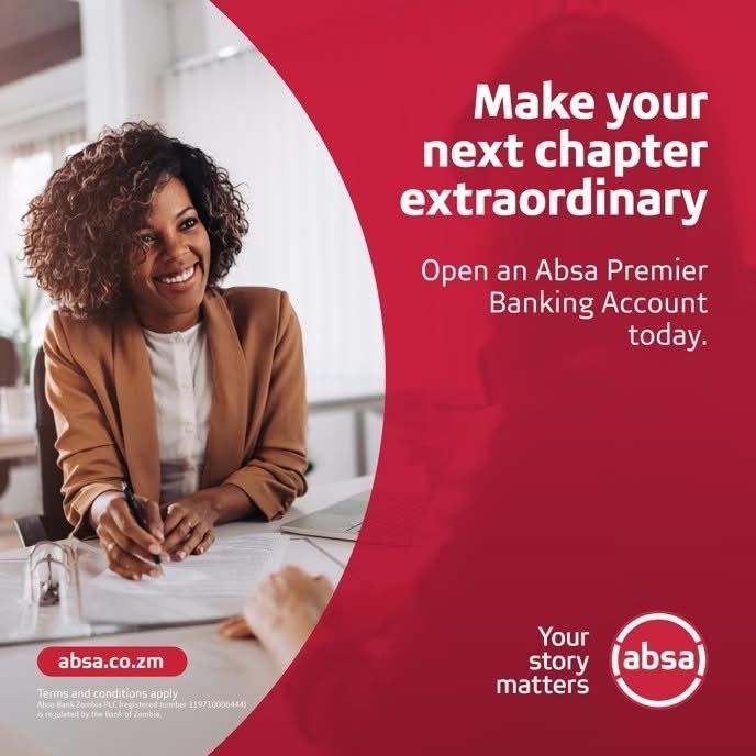 Absa Bank Zambia PLC ad