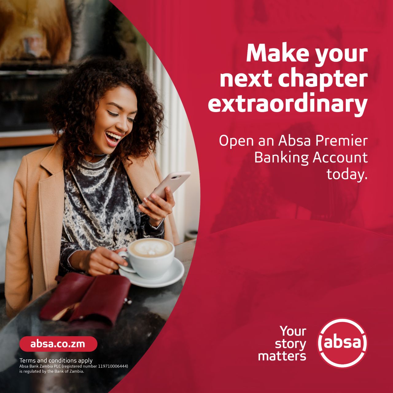 Absa Bank Zambia PLC ad