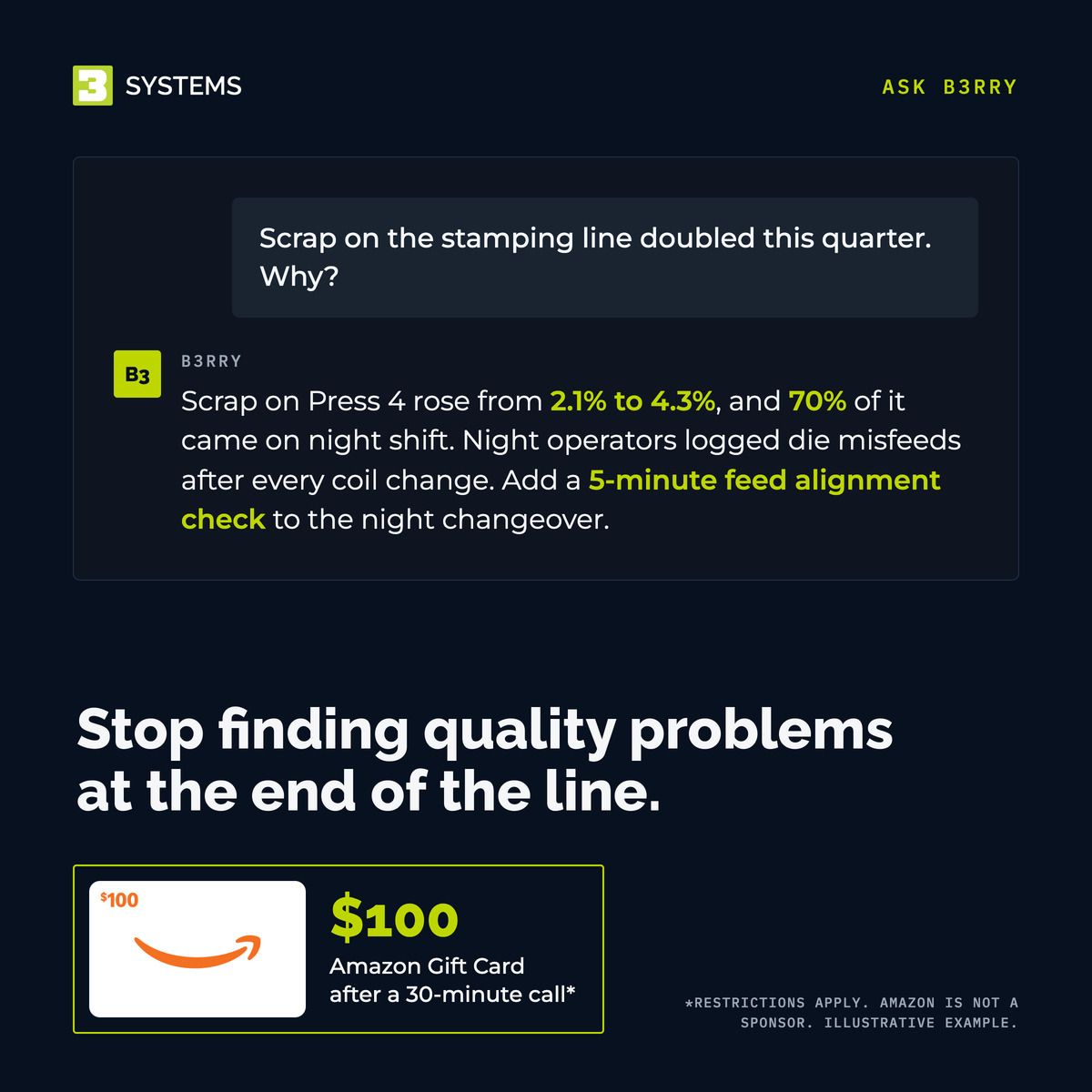 B3 Systems ad