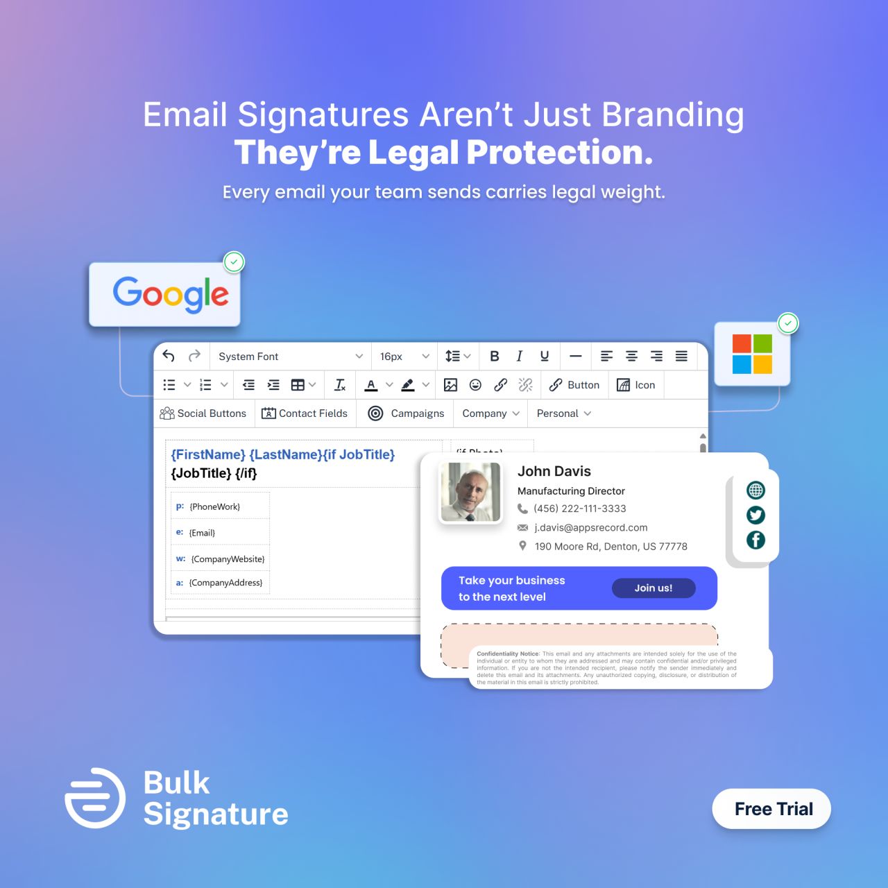 BulkSignature ad