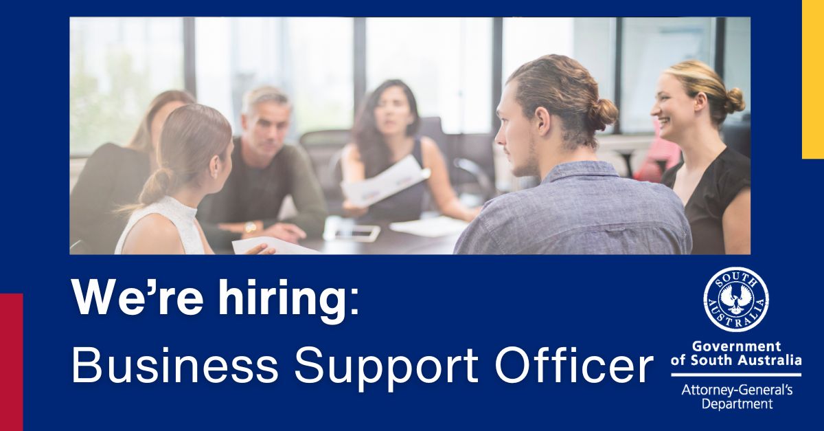 Attorney-General’s Department (AGD) South Australia ad