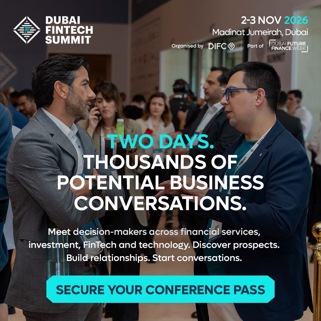 Dubai FinTech Summit ad