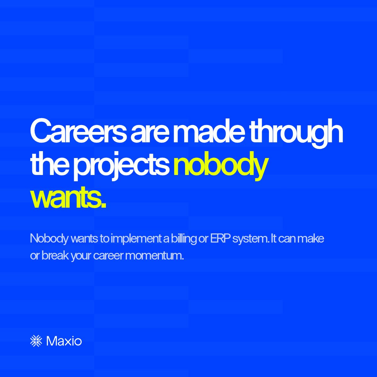 Maxio ad