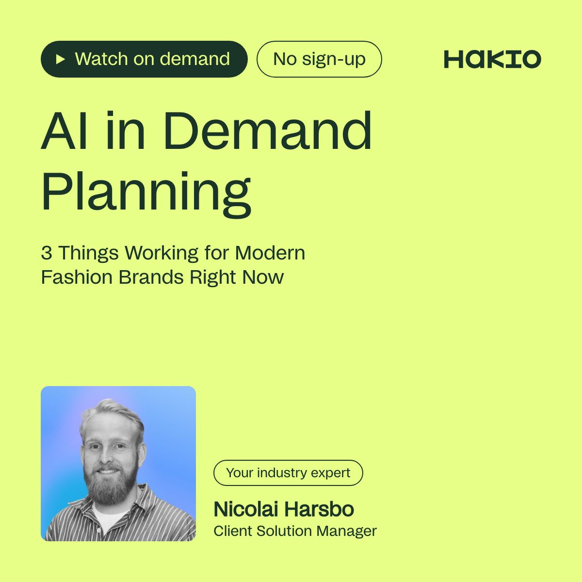 Hakio ad