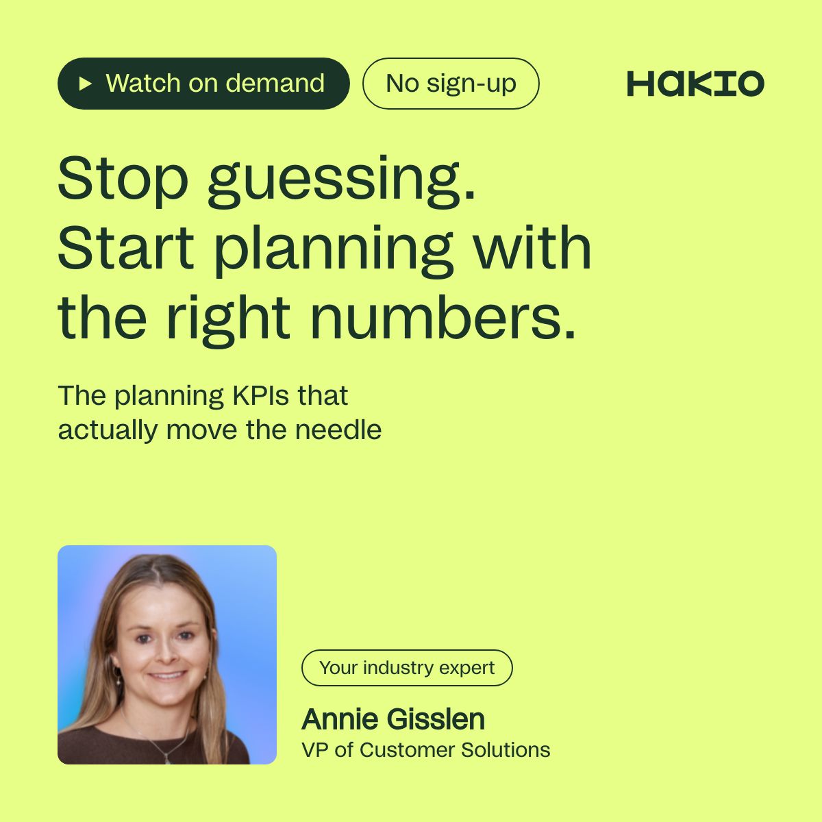 Hakio ad