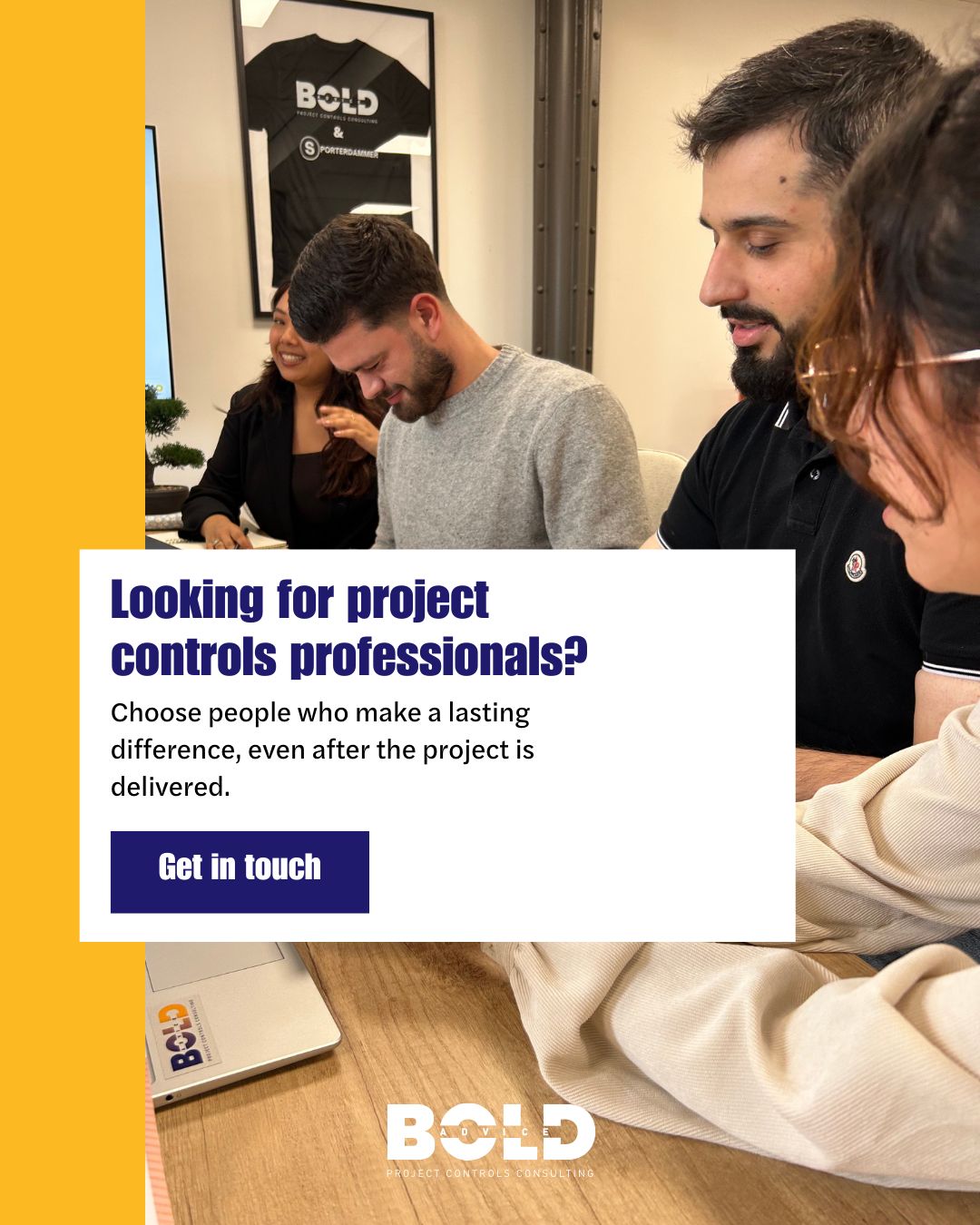 BOLD Advice - Project Control Specialists ad