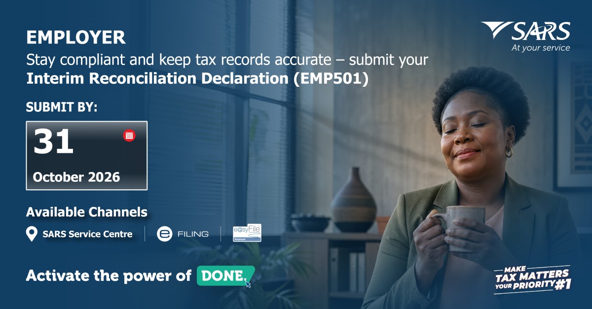 South African Revenue Service (SARS) ad