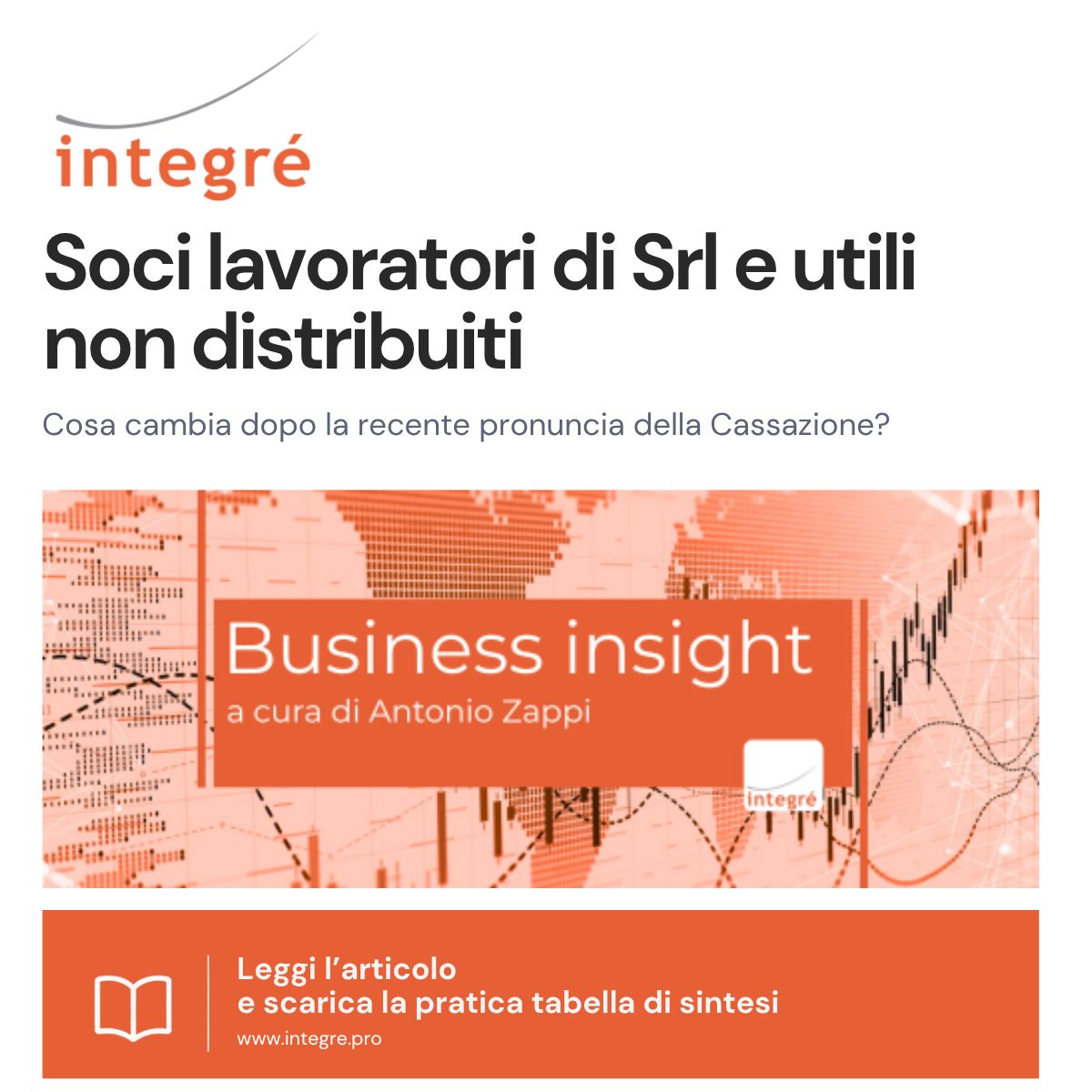 Integré Spa Stp Società Benefit ad