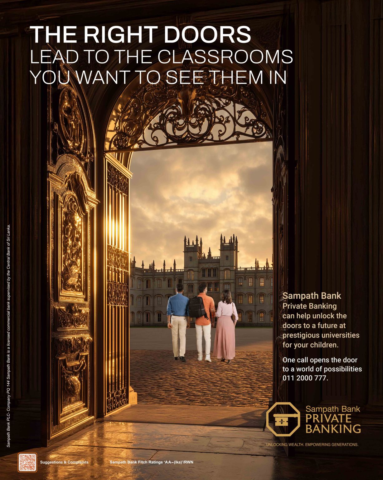 Sampath Bank ad