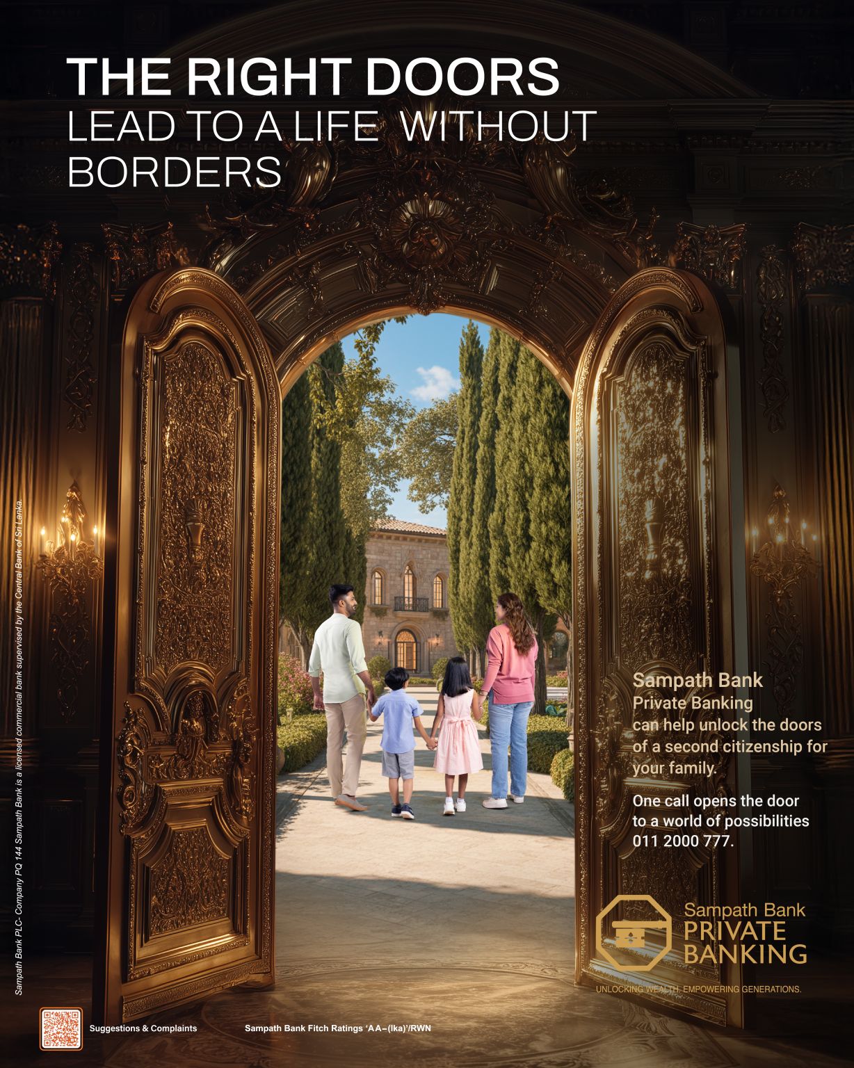 Sampath Bank ad