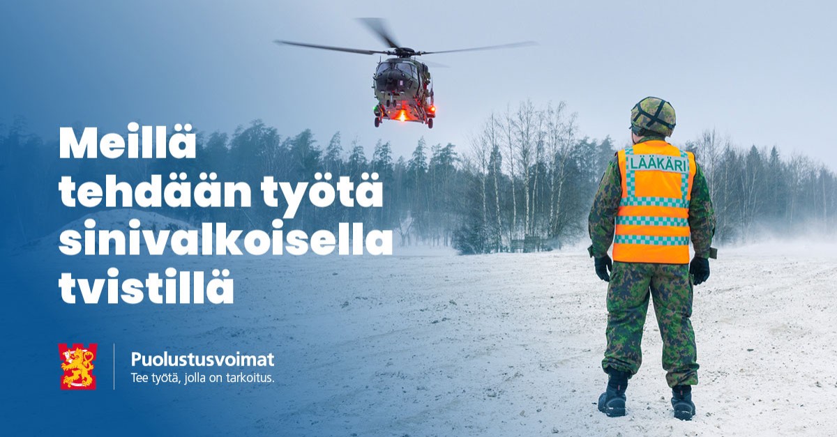 Puolustusvoimat - Försvarsmakten - Finnish Defence Forces ad