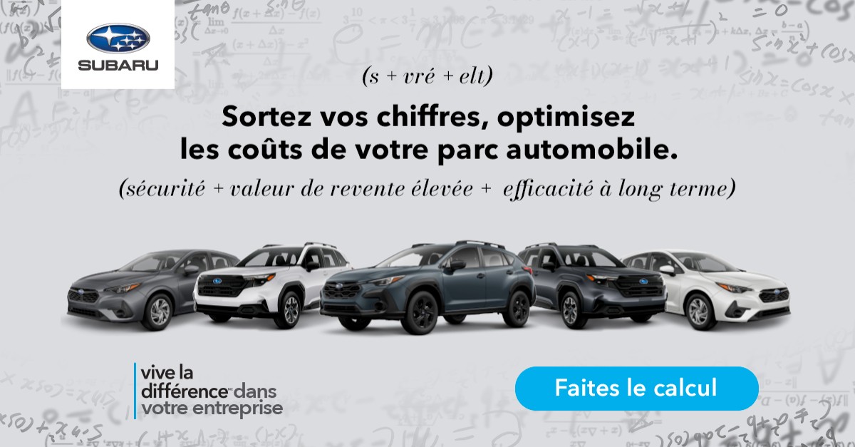 Subaru Canada Inc ad
