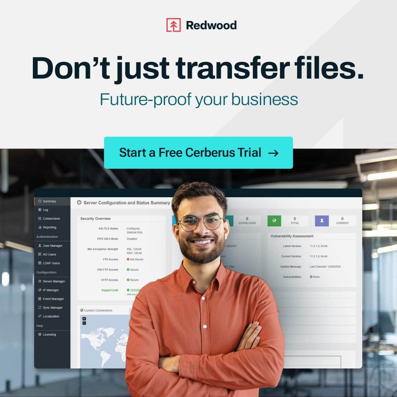Cerberus by Redwood ad