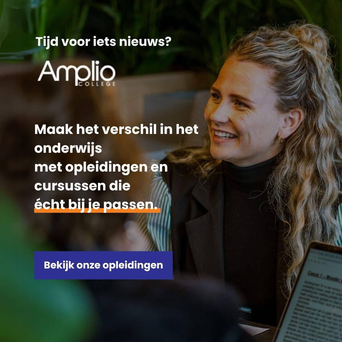 Amplio College ad