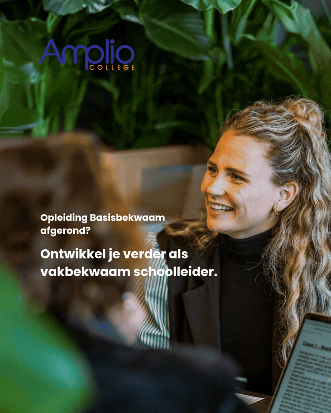 Amplio College ad