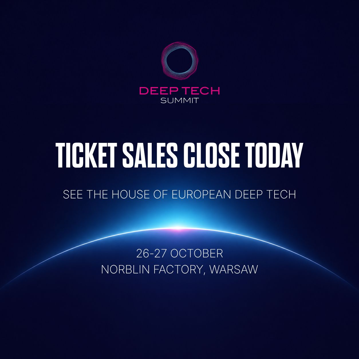 Deep Tech Summit & CEE Challenge ad