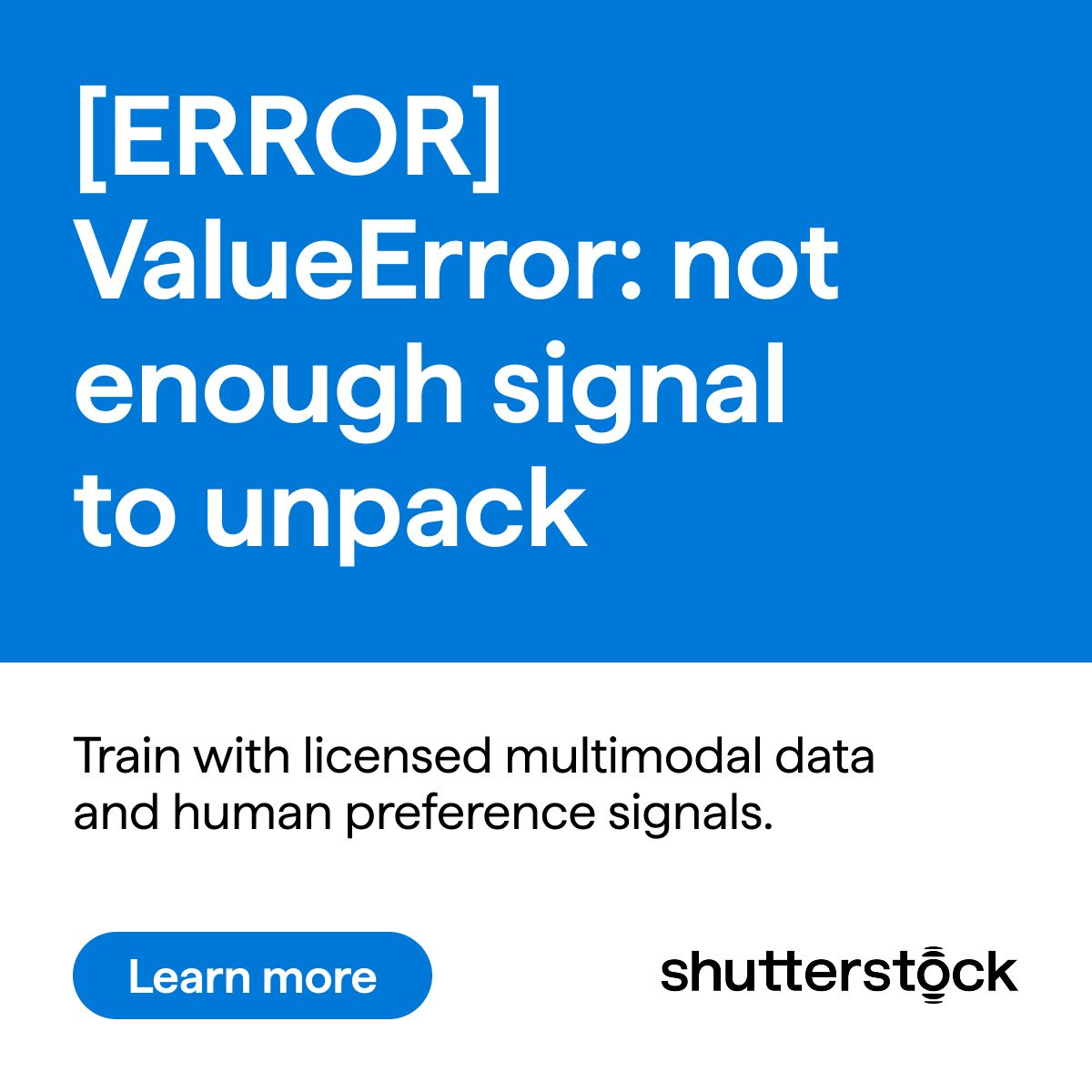 Shutterstock ad