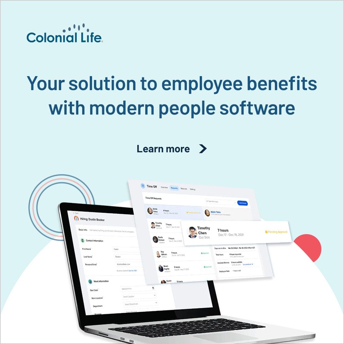 Colonial Life ad