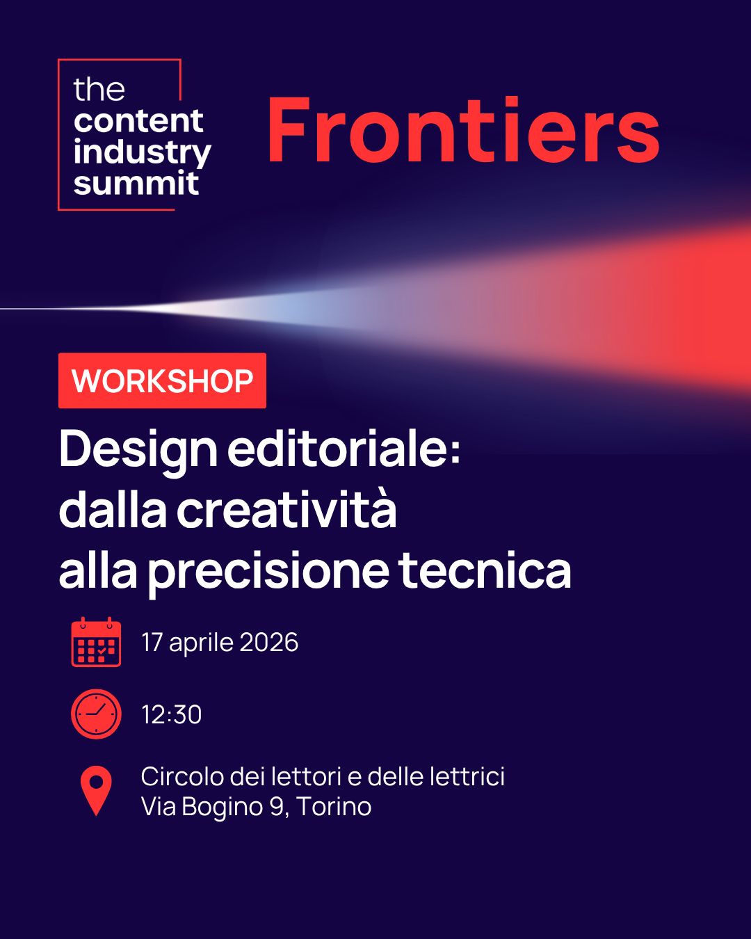 ICCI hub Italian Cultural Content Industry ad