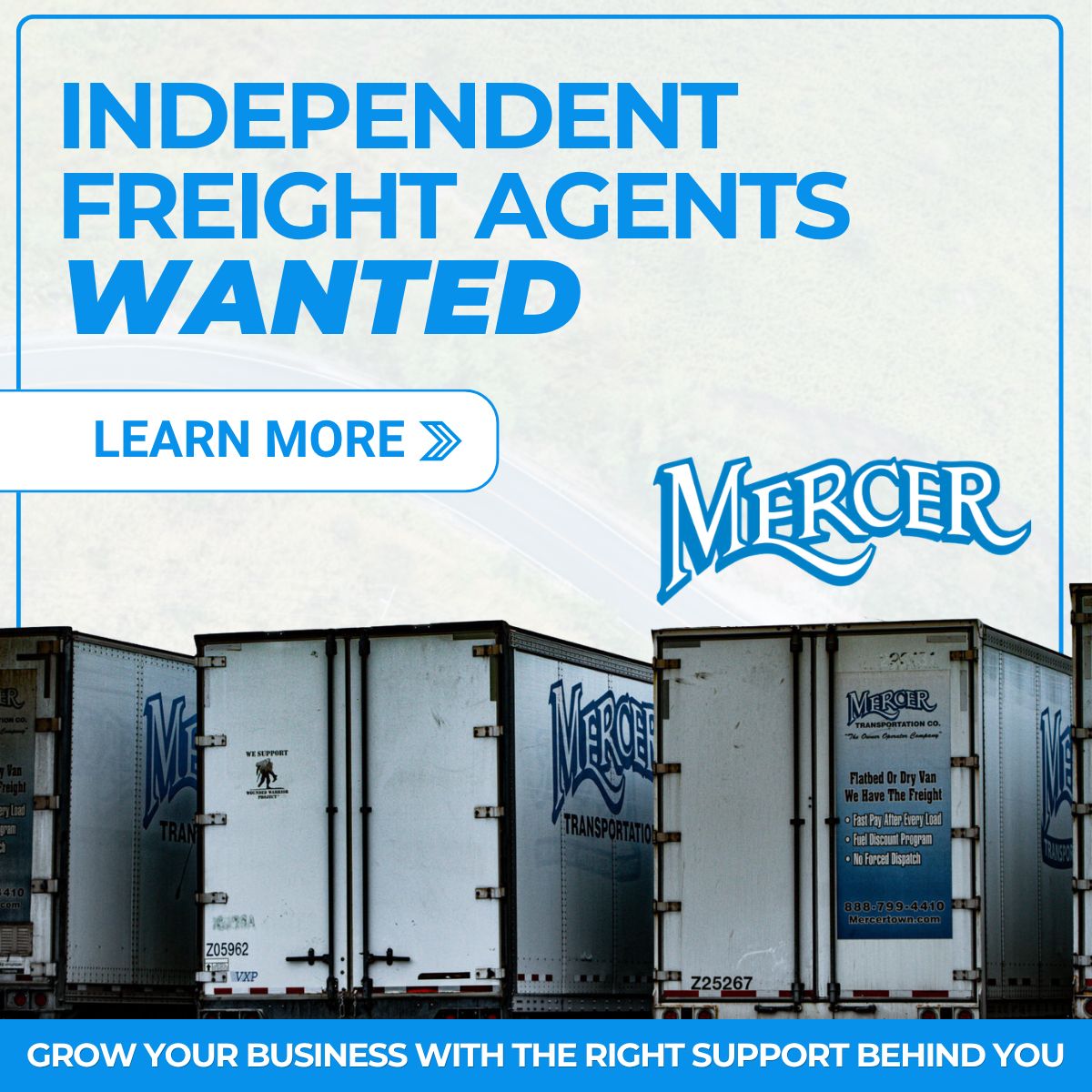 Mercer Transportation ad