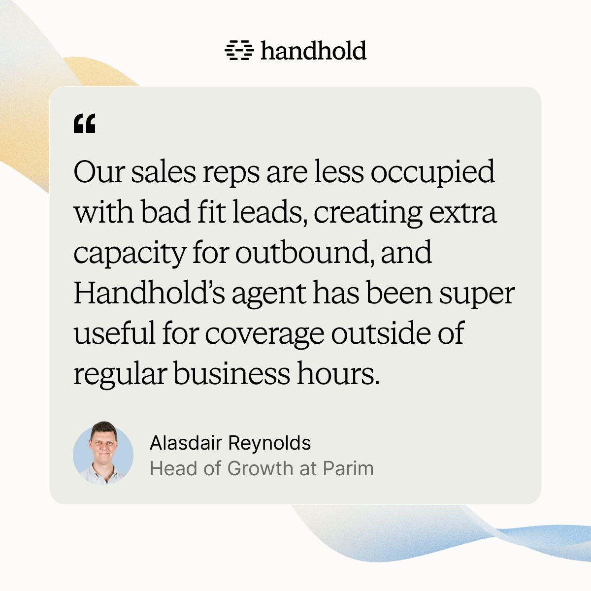 Handhold ad