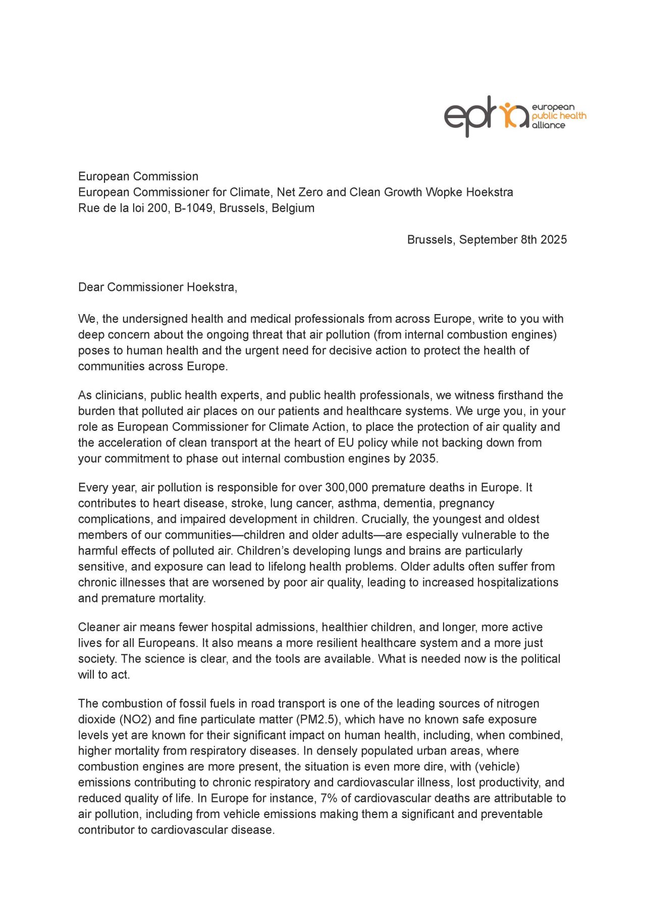 European Public Health Alliance (EPHA) ad