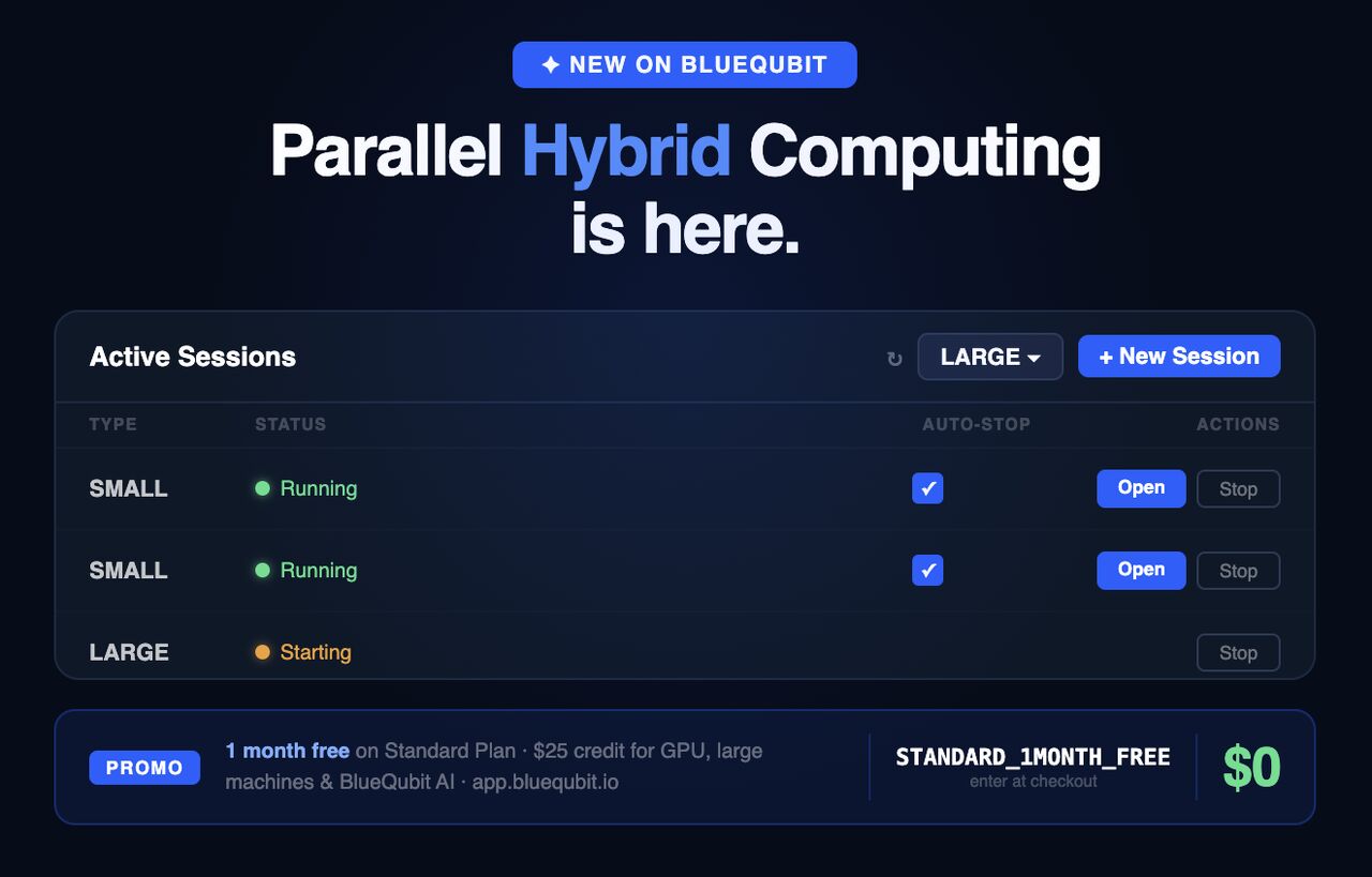BlueQubit ad
