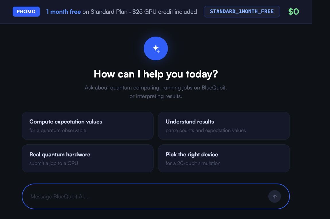 BlueQubit ad