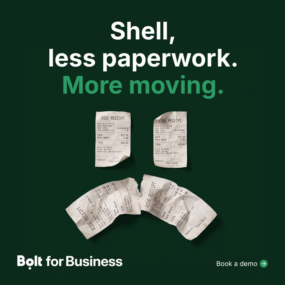 Bolt for Business ad