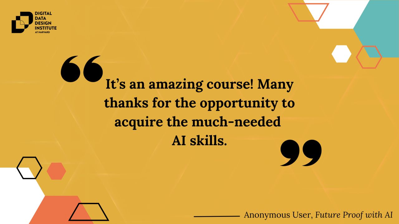 Harvard Business School AI Institute ad