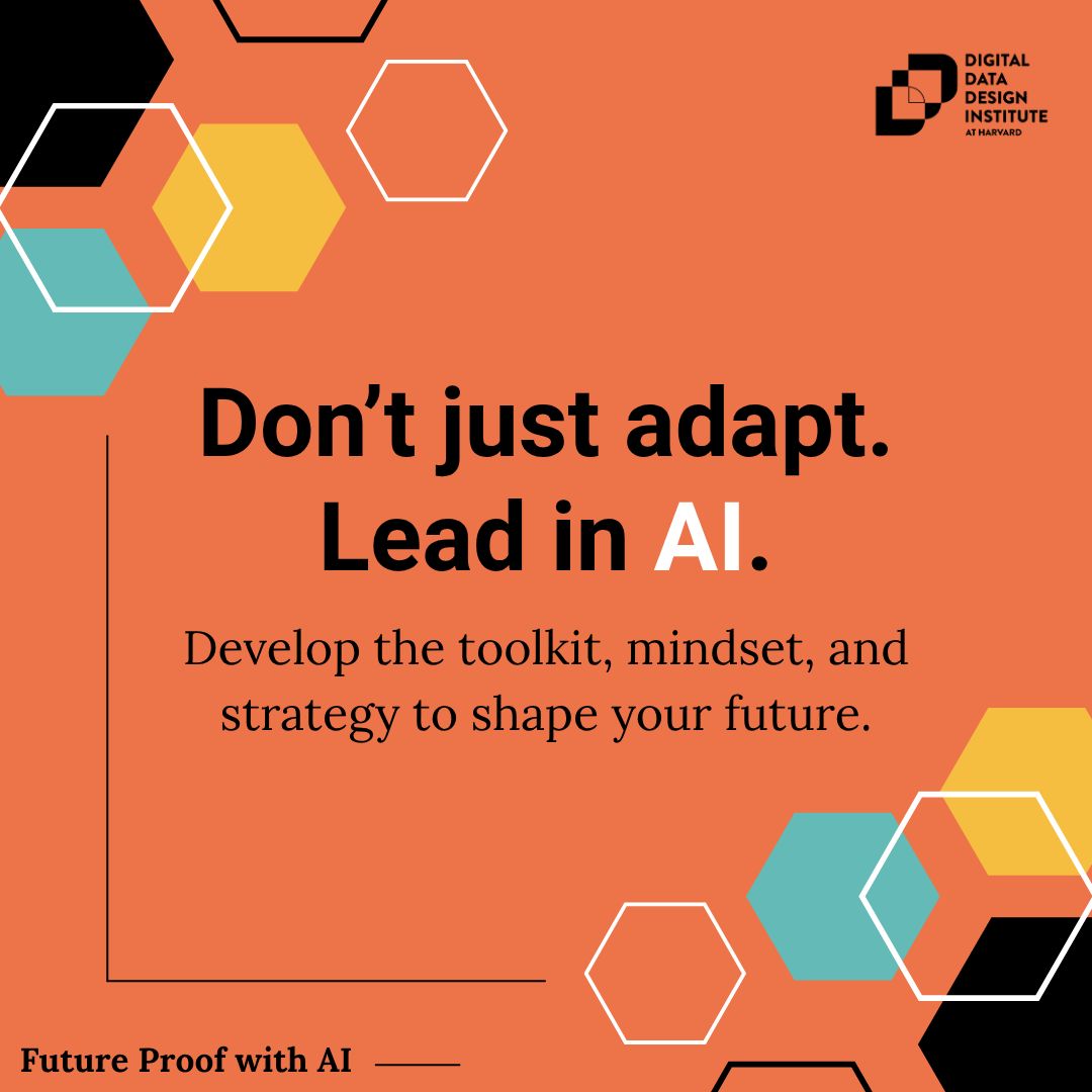 Harvard Business School AI Institute ad