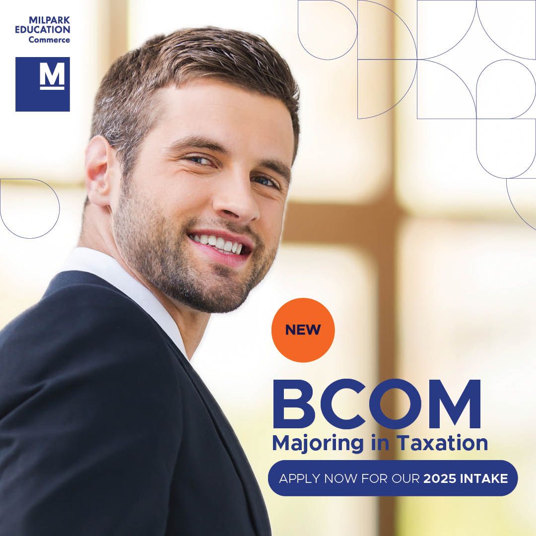 Milpark School of Commerce ad