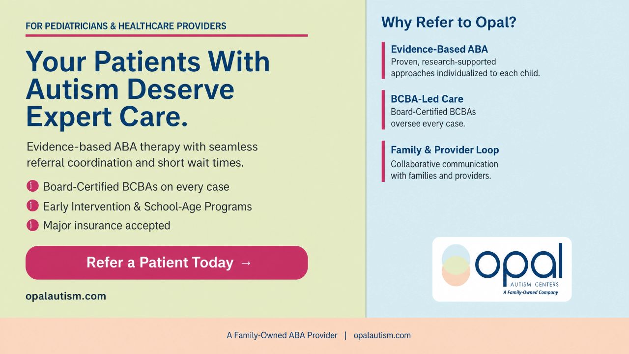 Opal Autism Centers ad