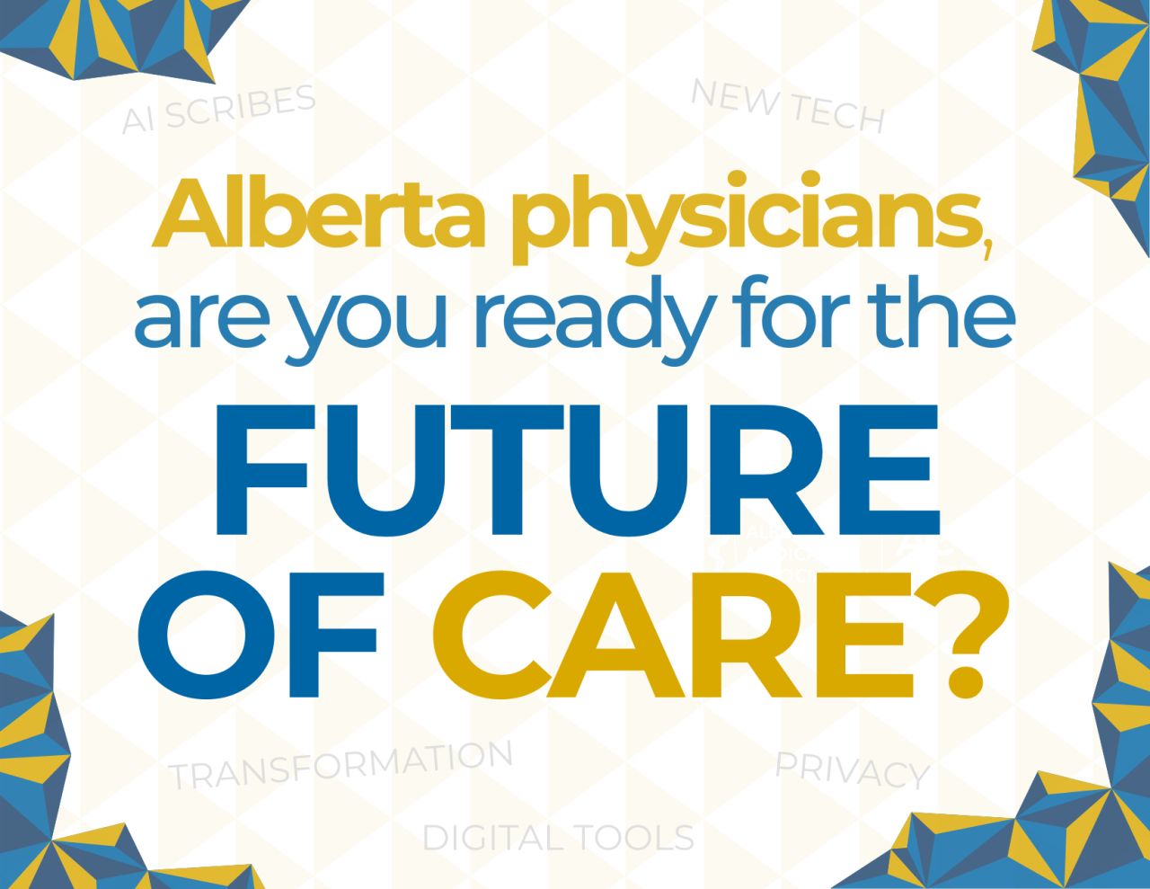 Alberta Medical Association (AMA) ad