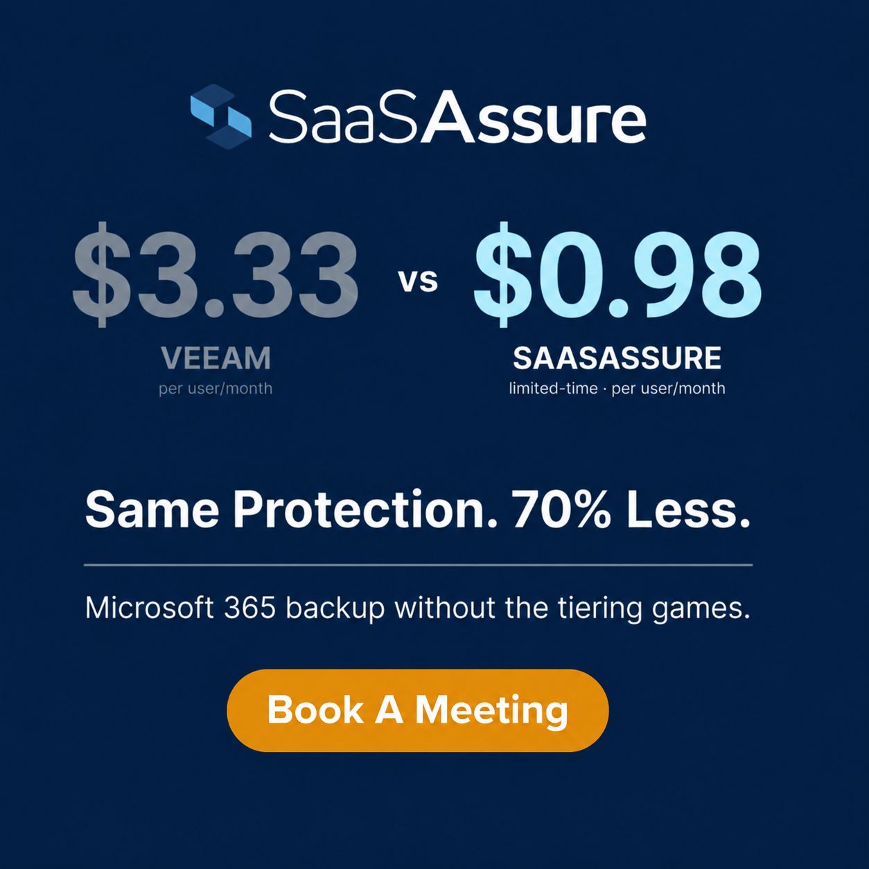 Asigra SaaSAssure ad