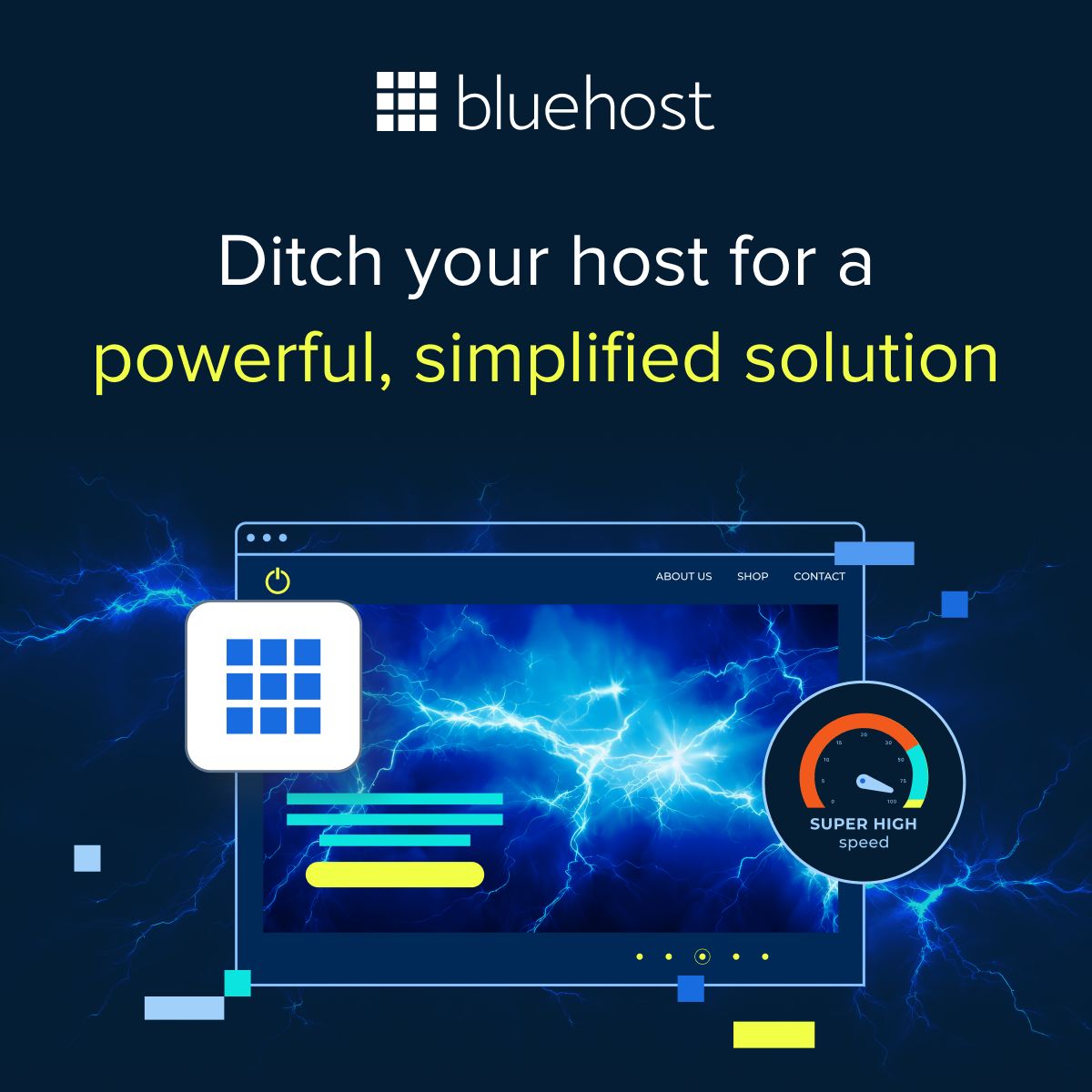 Bluehost ad