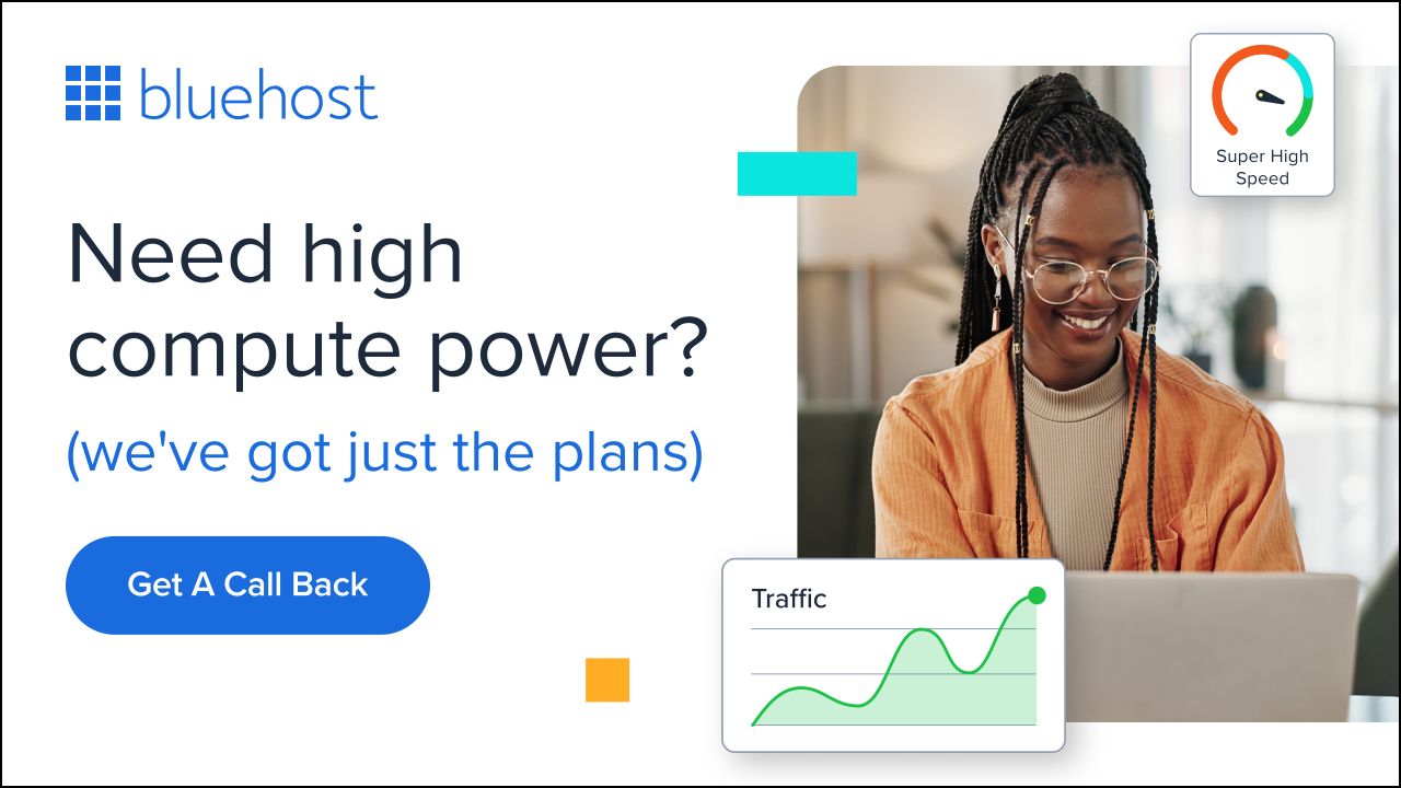 Bluehost ad