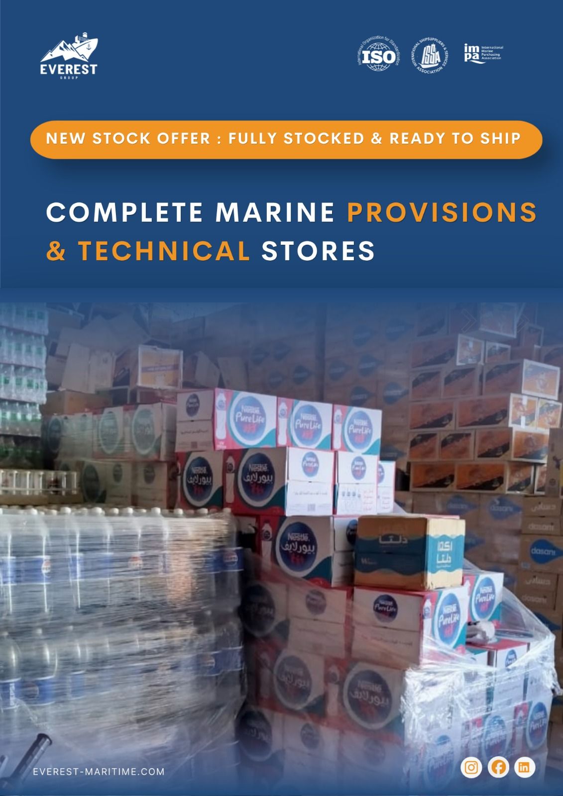 EVEREST GROUP - MARITIME SERVICES & SHIP SUPPLIES ad