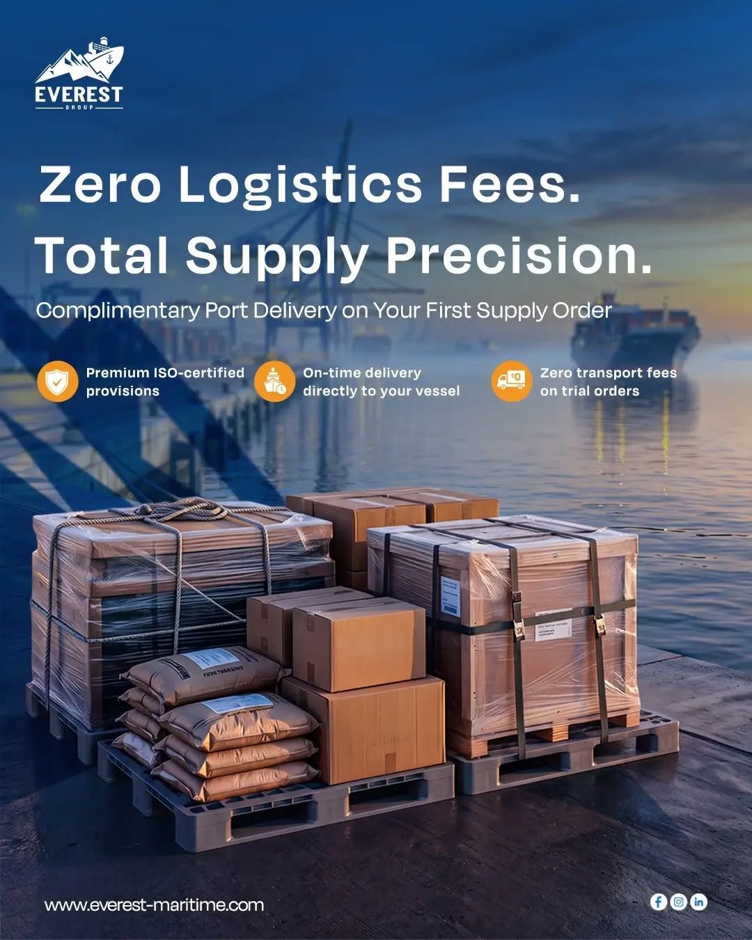 EVEREST GROUP - MARITIME SERVICES & SHIP SUPPLIES ad