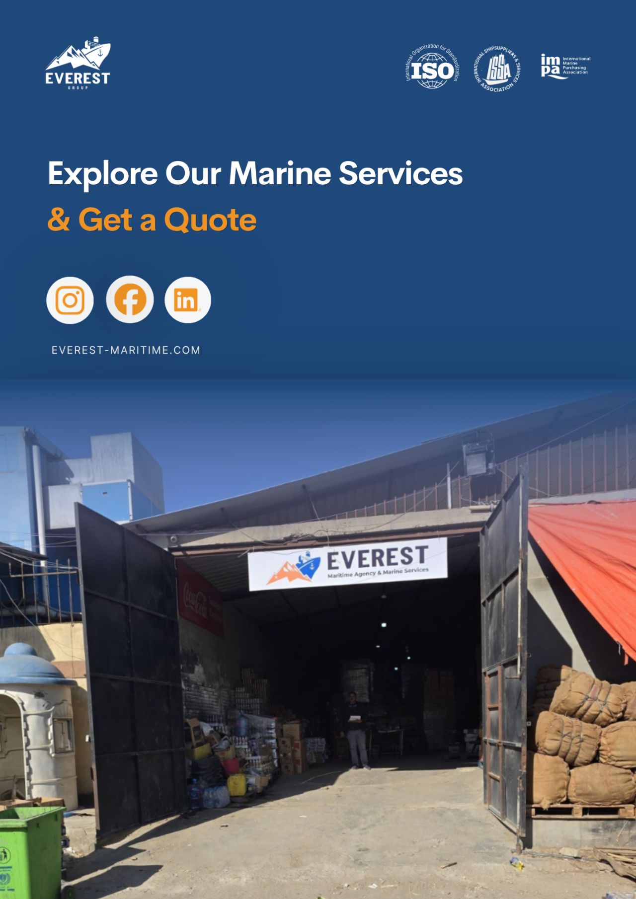EVEREST GROUP - MARITIME SERVICES & SHIP SUPPLIES ad