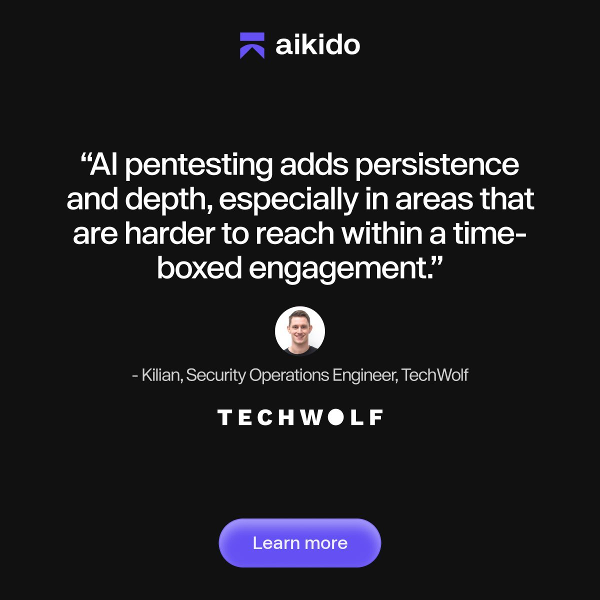 Aikido Security ad