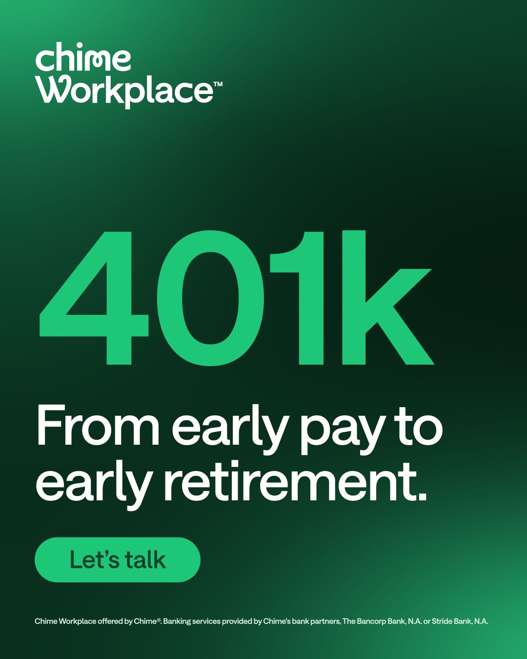 Chime Workplace ad