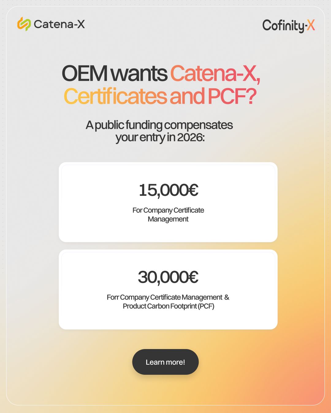 Cofinity-X ad