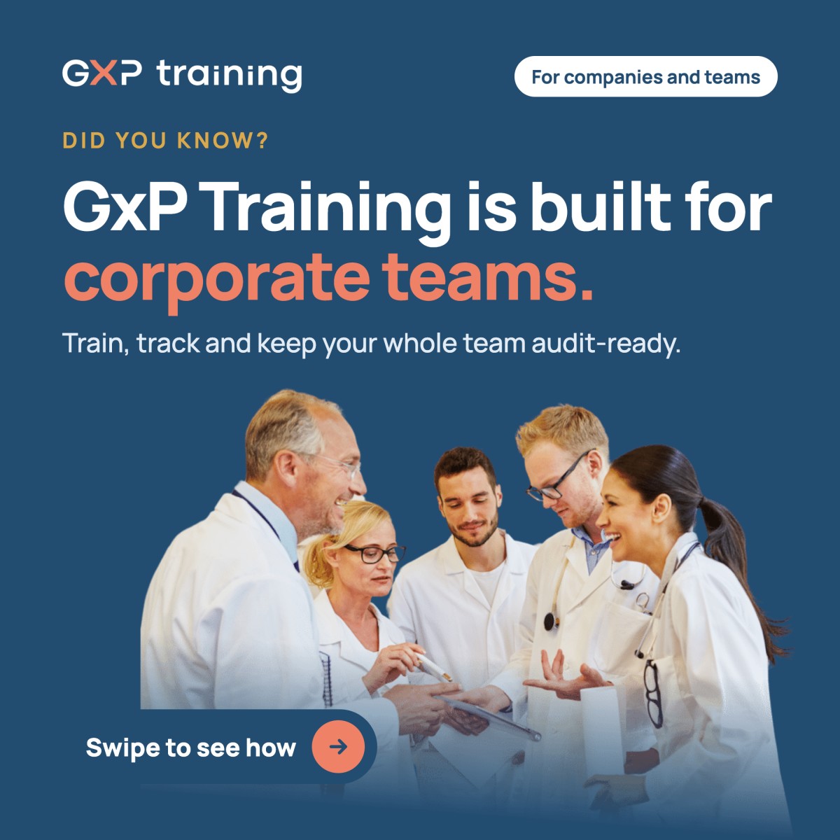 GxP Training : #1 Certified Online Courses Provider for Life Sciences Professionals ad