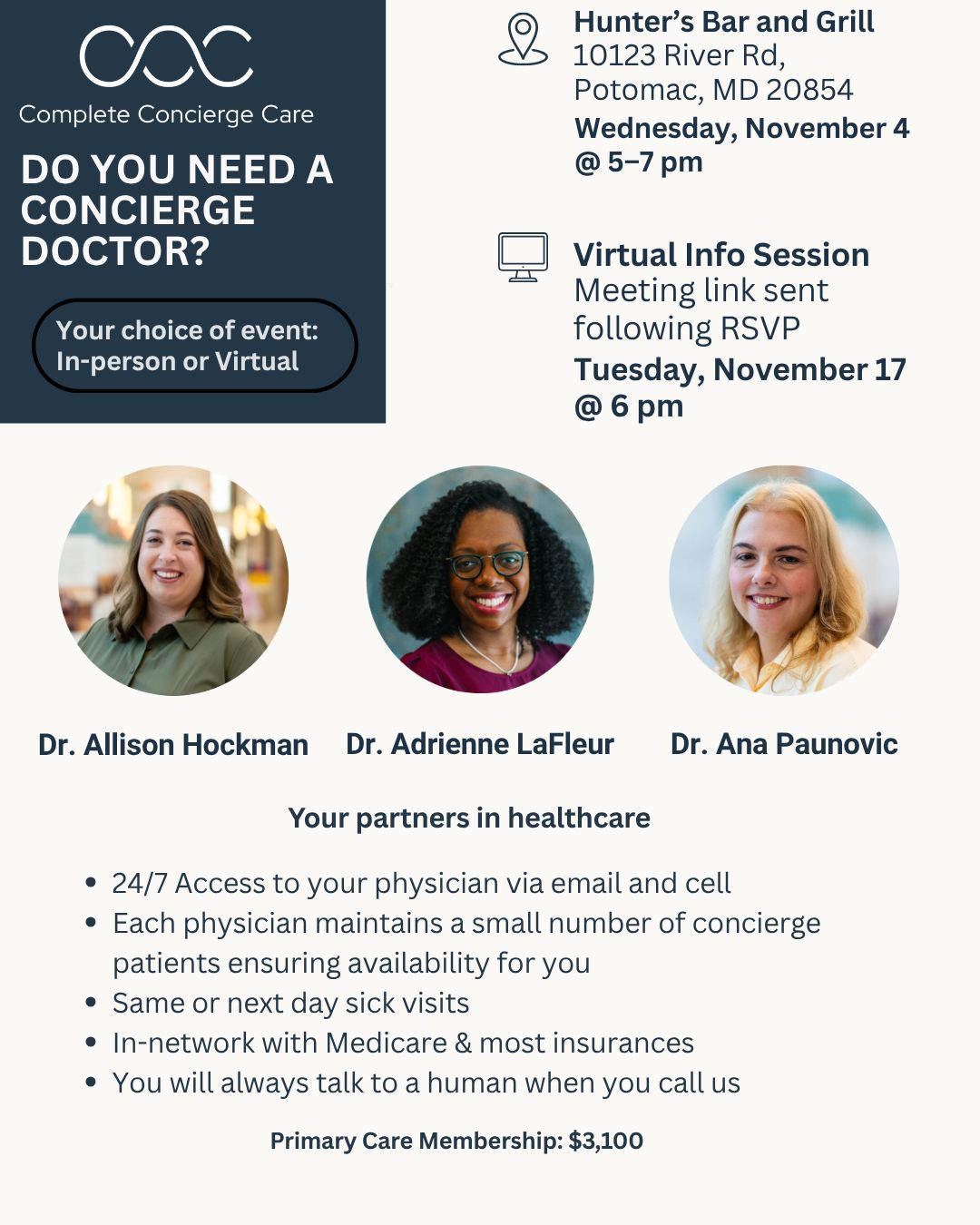 Complete Concierge Care ad