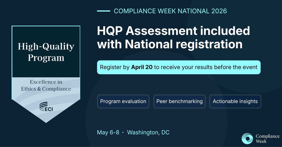 Compliance Week ad