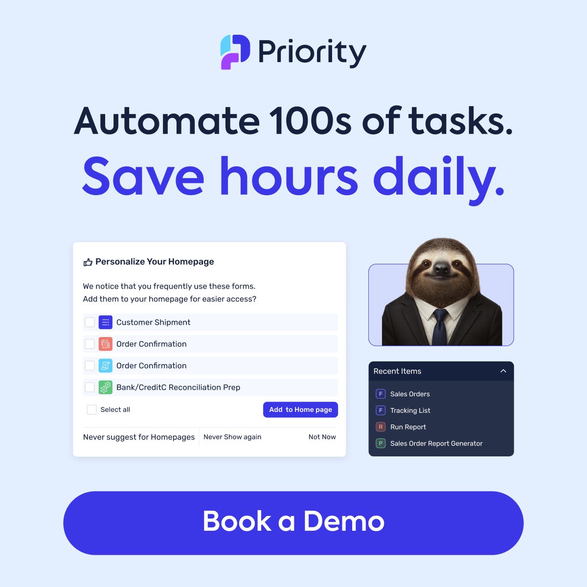 Priority Software ad
