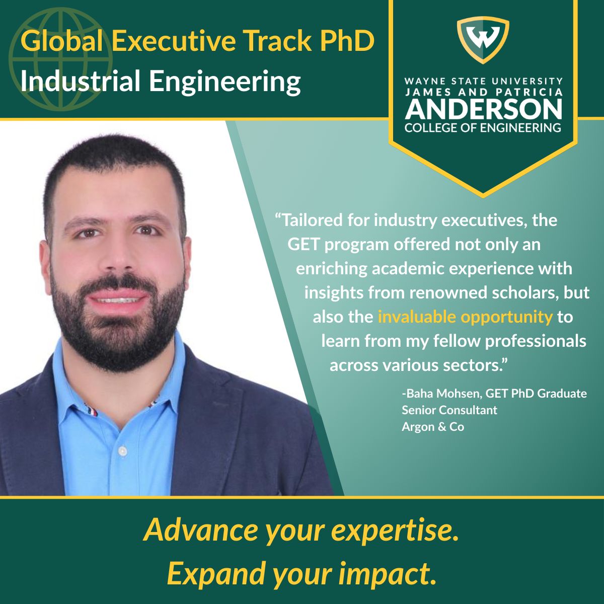 Wayne State - Industrial & Systems Engineering (ISE) ad